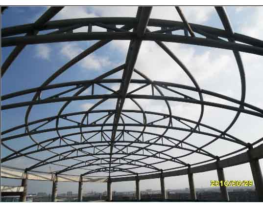 仙桃中煤朔州宾馆管桁架工程